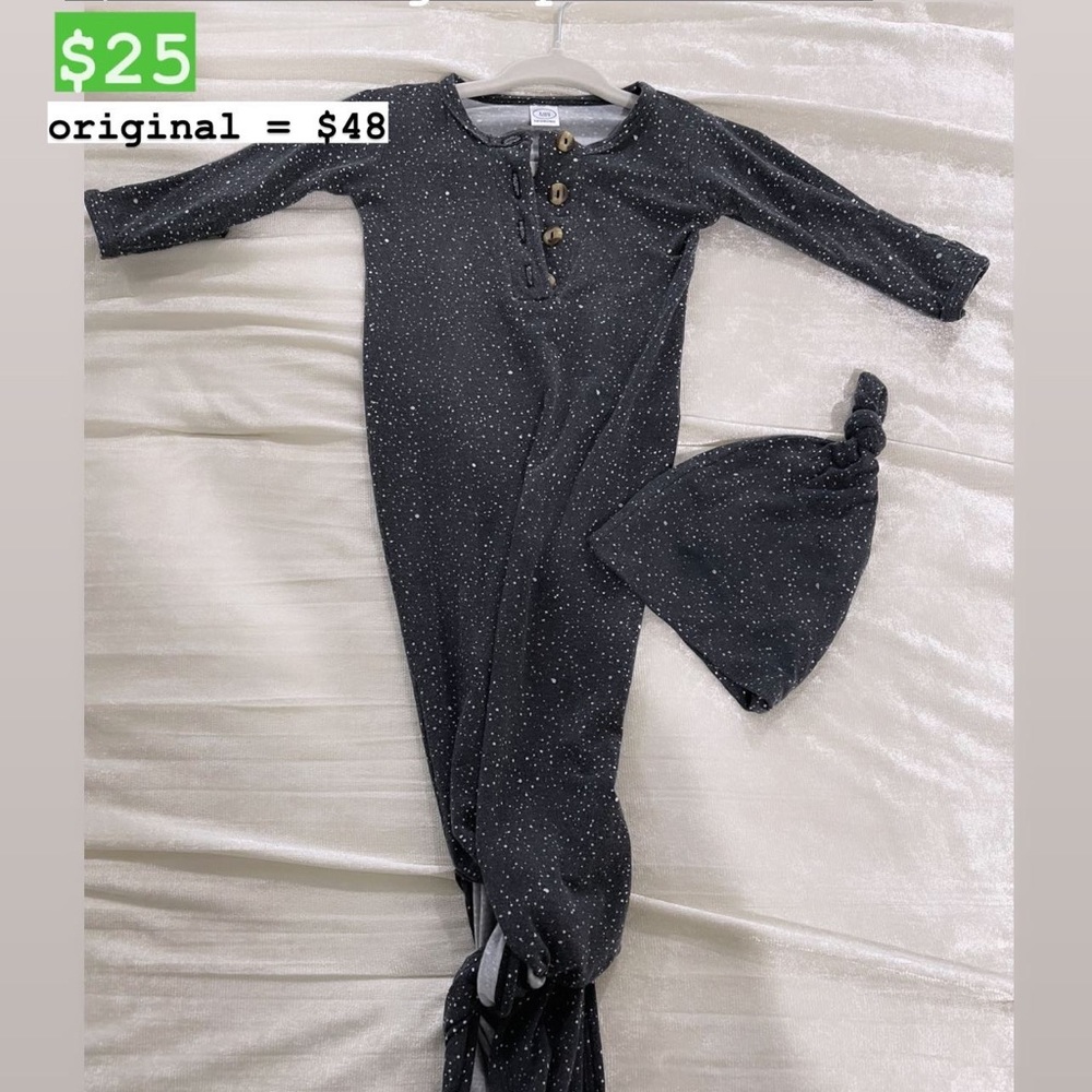 Lou Lou & Co Gown w/ Top Knot Hat